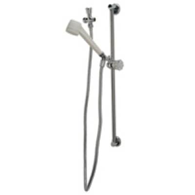 Zurnindustries Handshower,60'' Metal Hose, 24''Slide Bar, Arm Div Valve, VB by Zurn Industries