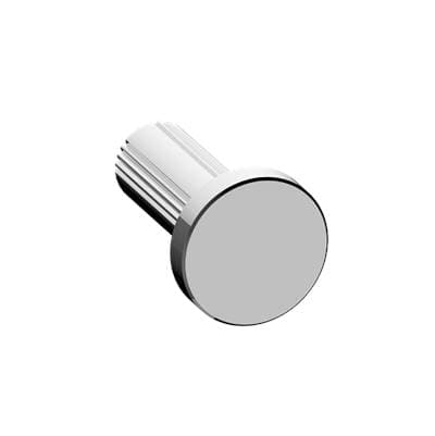 Contemporary Towel hook Fluted Knurled by Graff
