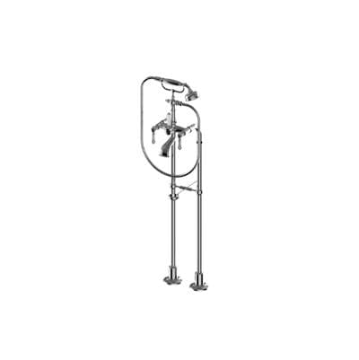 Exposed Floor-Mounted Tub Filler w/Handshower Set by Graff