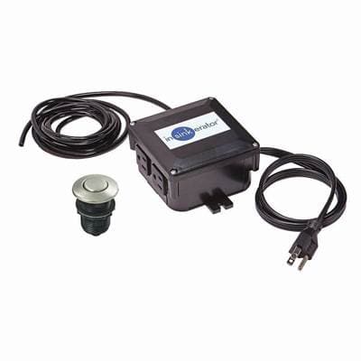 SinkTop Switch - Dual Outlet (Satin Nickel Button Included) STS-00SN