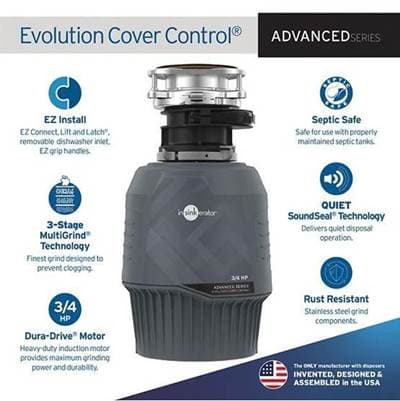 Evolution Cover Control Garbage Disposal by InSinkErator