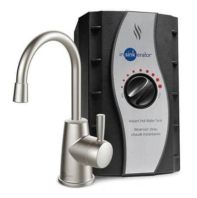 HOT250 Instant Hot Water Dispenser System, Single-Handle Faucet with 2/3-Gallon Stainless Steel Tank by InSinkErator