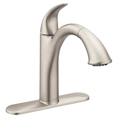 Camerist One-Handle Pullout Kitchen Faucet Featuring Power Clean and Reflex, Spot Resist Stainless by Moen