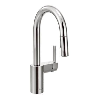 Align One-Handle Pulldown Bar Faucet with Power Clean featuring Reflex, Chrome by Moen