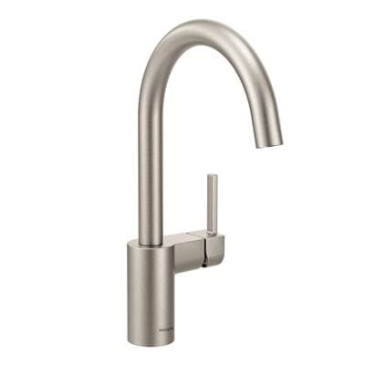 Align One-Handle High-Arc Modern Kitchen Faucet, Spot Resist Stainless by Moen