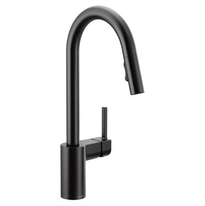 Align One-Handle Modern Kitchen Pulldown Faucet with Reflex and Power Clean Spray Technology, Matte Black by Moen