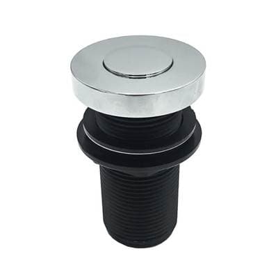 Round Replacement ''Deluxe'' Flush Waste Disposer Air Switch Button by Mountain Plumbing