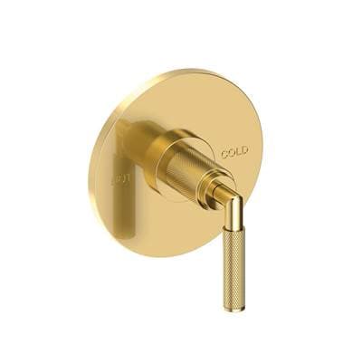 Kimbell Balanced Pressure Shower Trim Plate with Handle. Less showerhead, arm and flange. Forever Brass PVD by Newport Brass