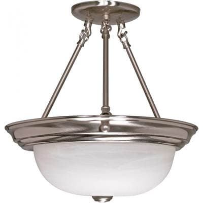 2 Light-13'' Semi Flush by Nuvo
