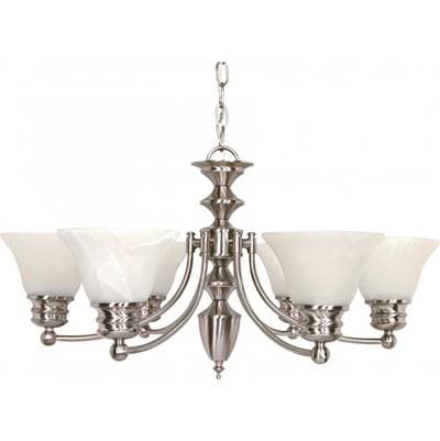 Empire 6 Light Chandelier by Nuvo