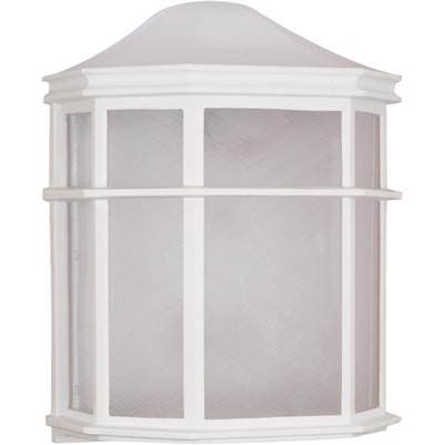 1 Light 10'' Cage Lantern Wall by Nuvo