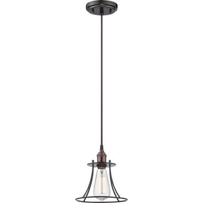 1 Light Vintage Pendant by Nuvo