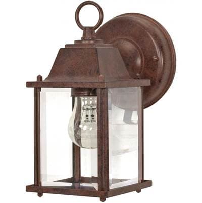 1 Light Cube Outdoor Wall Fixture by Nuvo