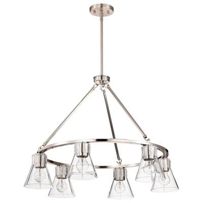 Gianna 6 Light Chandelier by Nuvo