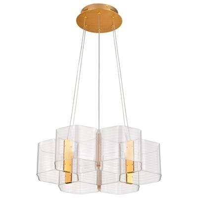 Kenzo Led 6 Light Chandelier by Nuvo