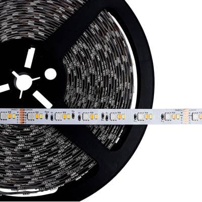 Dimension Pro; Tape light strip; 32 ft.; Hi-Output; RGB plus Tunable White; J-Box connection; Starfish IOT Capable; IR Remote Included by Nuvo