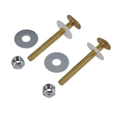 1/4 X 2 1/4 In Brass Toilet Bolt Set W/Washer by Oatey