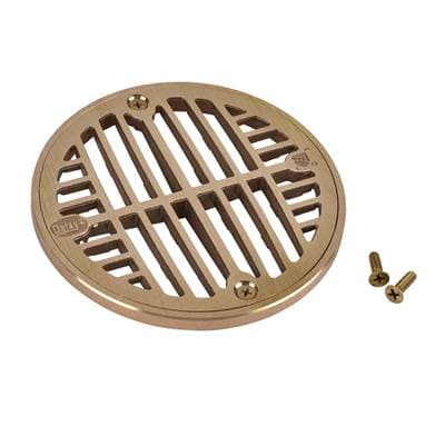 Strainer-5 In Round Brass And Ring by Oatey