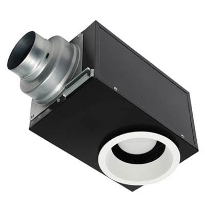 Panasonic WhisperRecessed Ceiling Mount Bathroom Exhaust Fan with Dimmable LED Light, 80 CFM, FV-08VRE2 by Panasonic