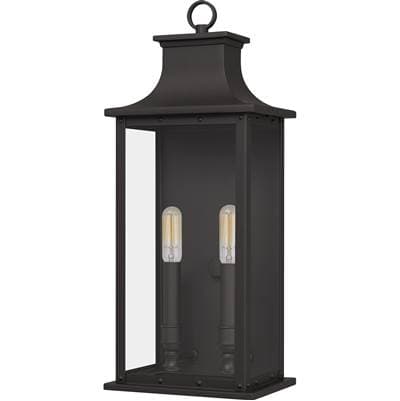 Quoizel outdoor wall 2 lights old bronze
