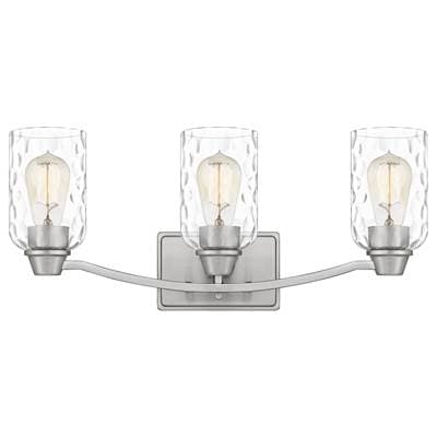 Bath 3 lights brushed nickel by Quoizel