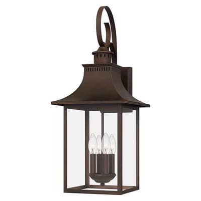 Quoizel outdoor wall 4 lights copper bronze