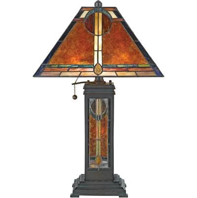 Table Lamp Mica Vlnt Brnz by Quoizel