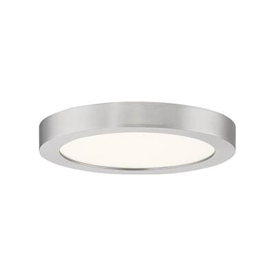 Flush Mount 7.5''D Brushed Nickel by Quoizel