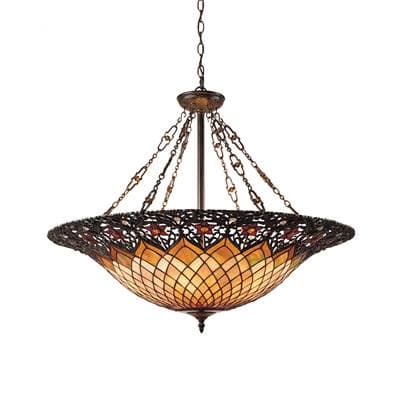 Foyer Fixture Vint Brnz 32''D