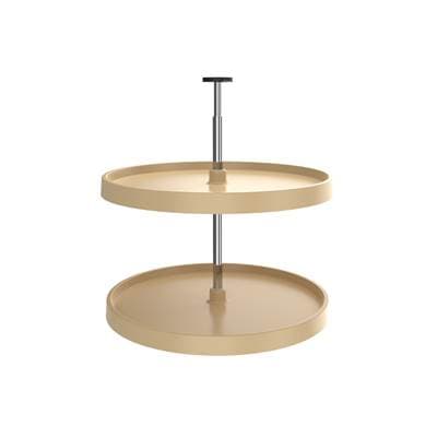 Value Line Polymer Full-Circle 2-Shelf Lazy Susans for Base Cabinets by Rev-A-Shelf