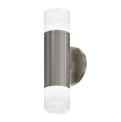 3'' Two-Sided LED Sconce w/Etched Glass Trims and 25 Degrees Narrow Flood Lens by Sonneman