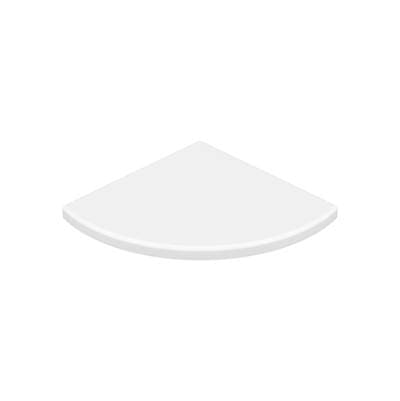 ES-8 Aerie Corner Shelf in White (Express Program) by Swan