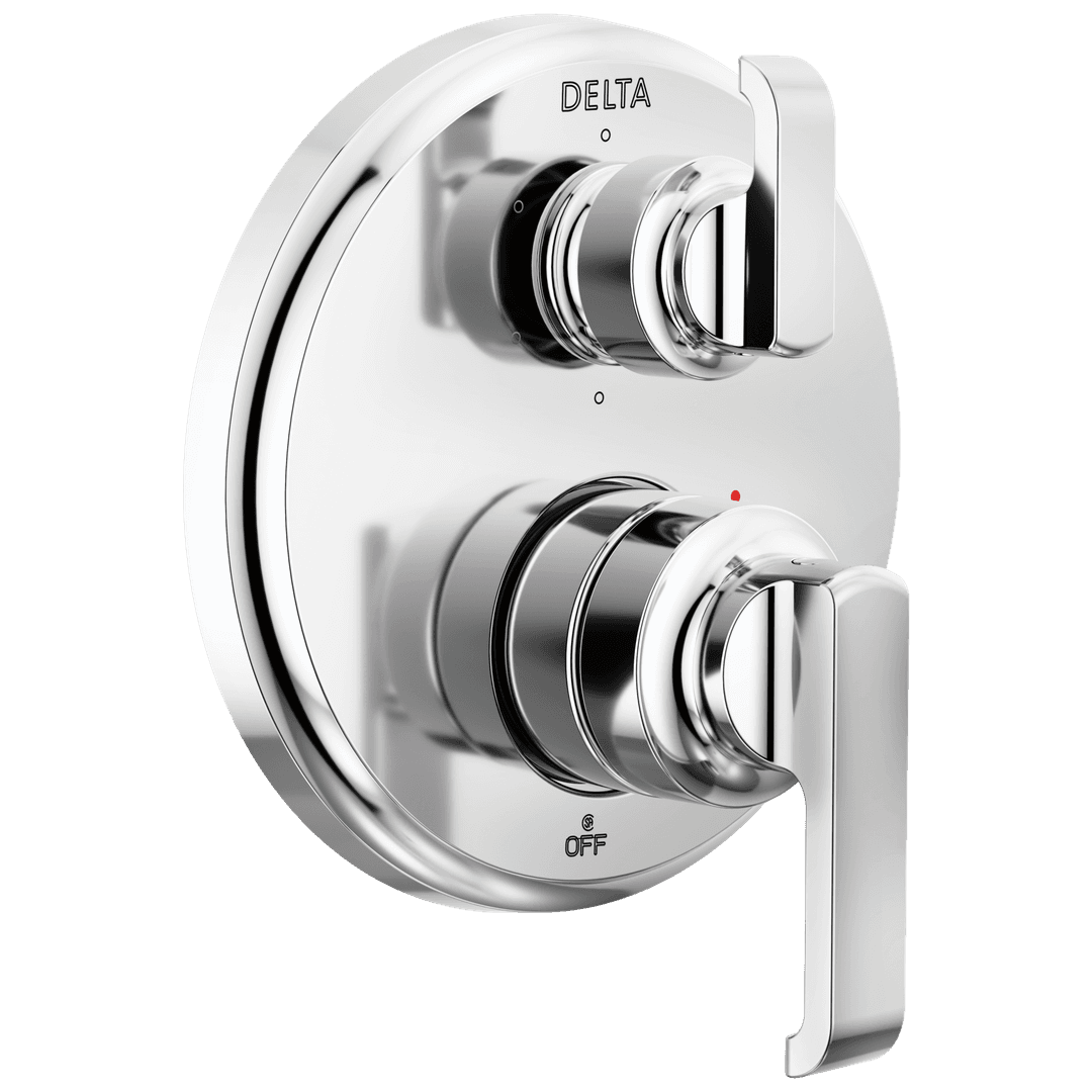 Delta Faucet Tetrae 14 Series Integrated Diverter Trim With 6-setting - Lumicoat - Chrome by Delta Faucet