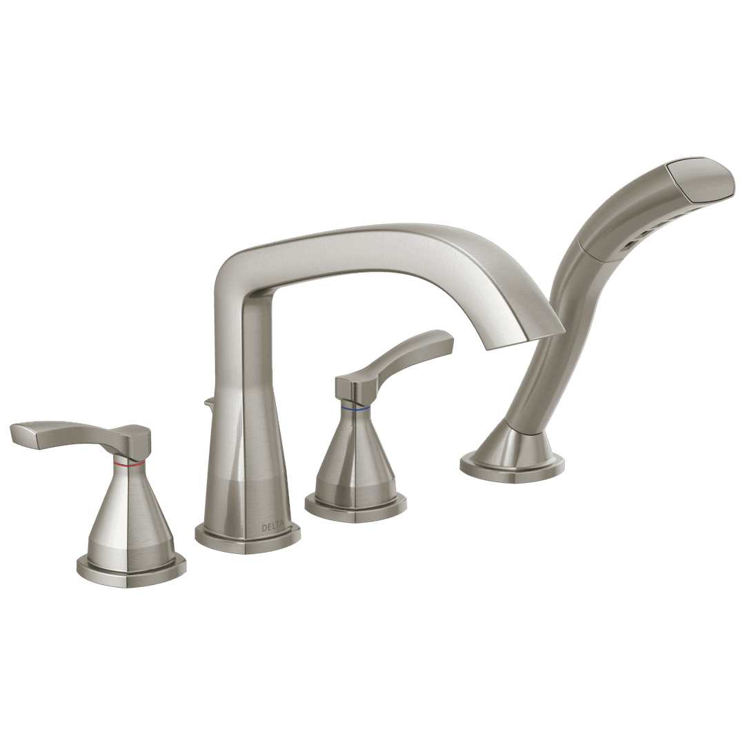 Delta Faucet Stryke Roman Tub Trim With Hand Shower - Lumicoat - Stainless by Delta Faucet