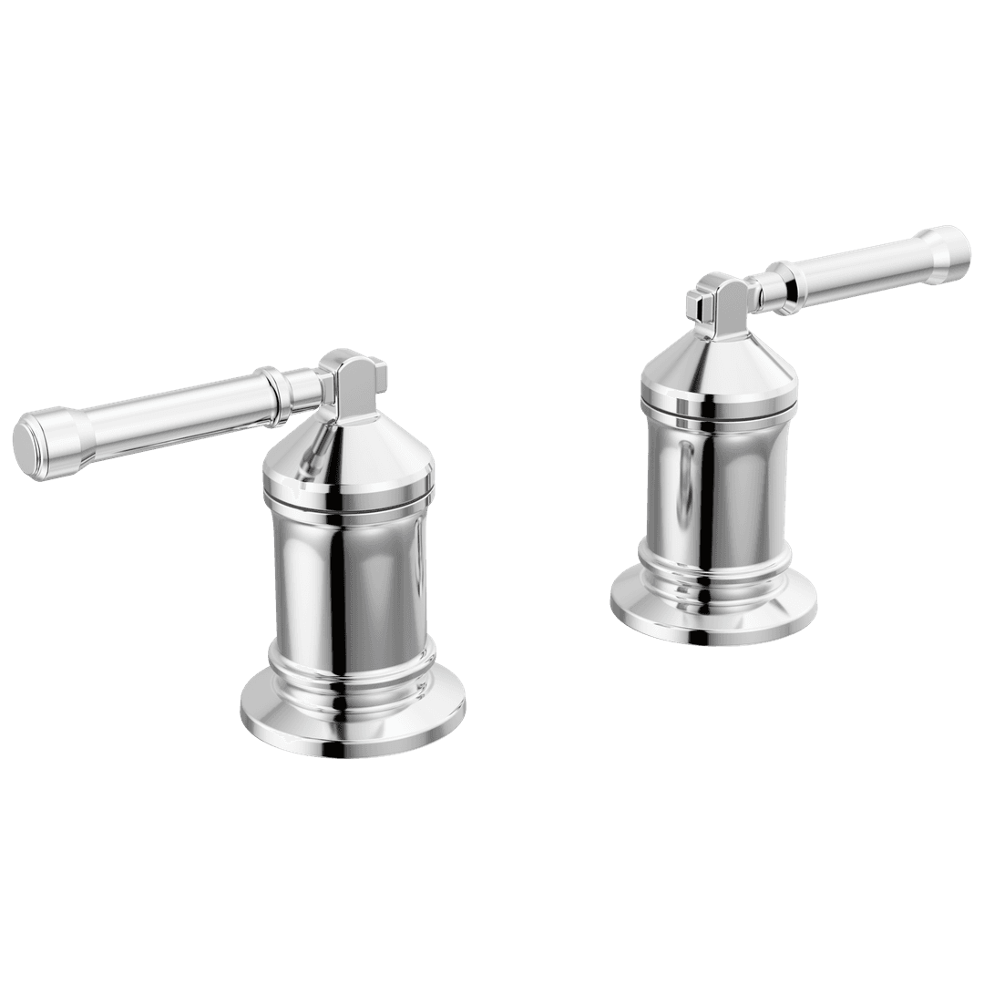 BroderickE 2 Handle Roman Tub handle Kit-Lever - Lumicoat Chrome by Delta Faucet