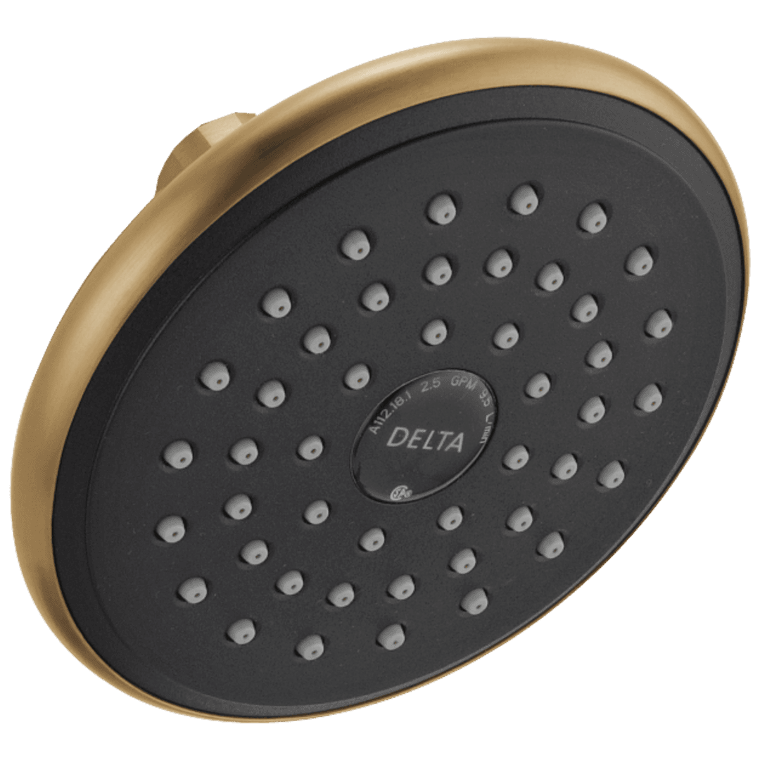 Delta Faucet Universal Showering Components Single-Setting Raincan Shower Head - Champagne Bronze by Delta Faucet