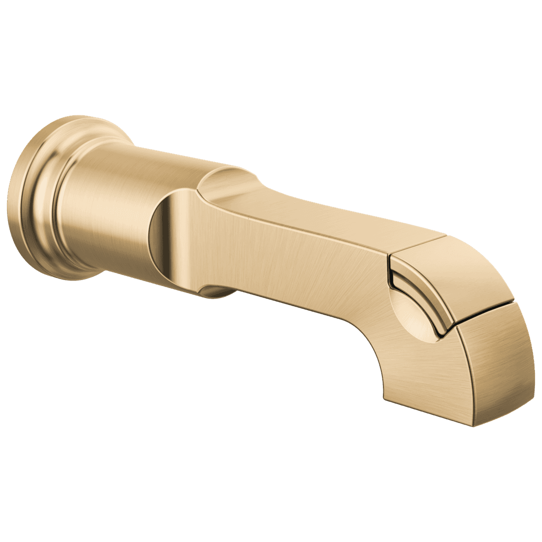 Delta Faucet Tetrae Diverter Tub Spout - Lumicoat Champagne - Bronze by Delta Faucet