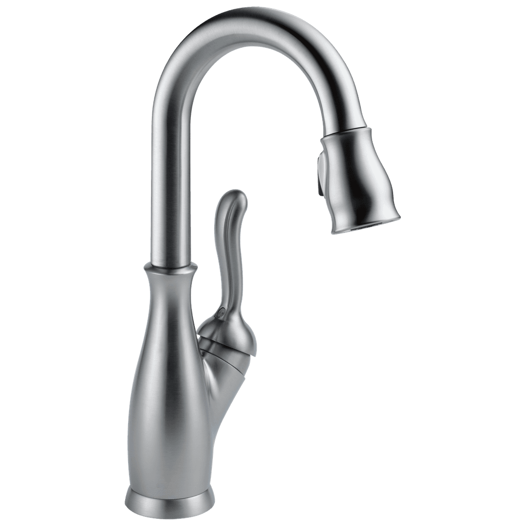 Delta Faucet Leland | Single handle | Pull-down - Arctic Stainless by Delta Faucet