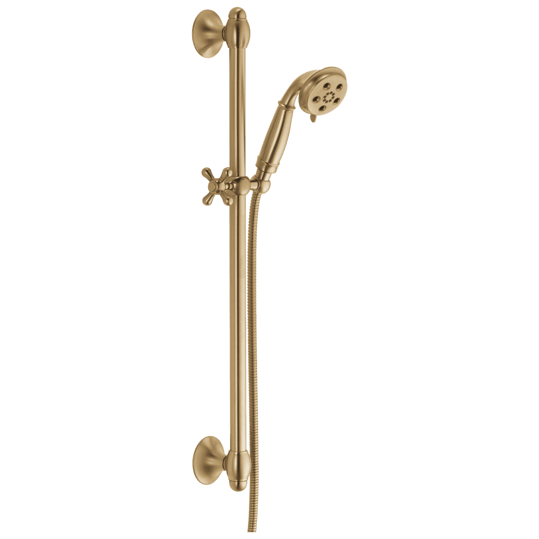 Delta Faucet Universal Showering Components H2OKinetic3-Setting Slide Bar Hand Shower - Champagne Bronze by Delta Faucet