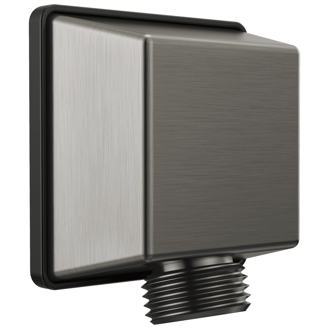 Delta Faucet Universal Showering Components Square Wall Elbow for Hand Shower - Lumicoat Black Stainless by Delta Faucet