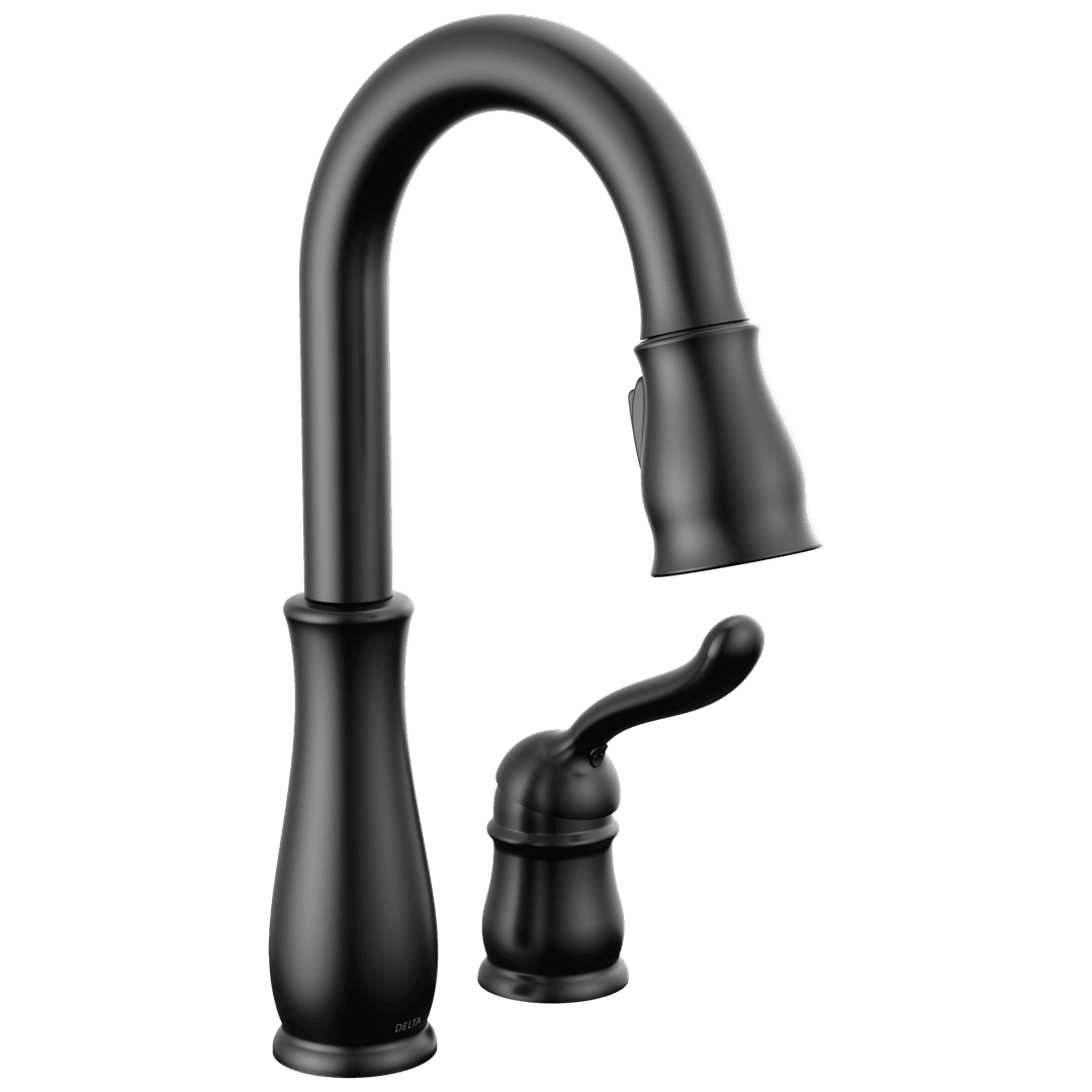Delta Faucet Leland | Single handle | Pull-down - Matte Black by Delta Faucet