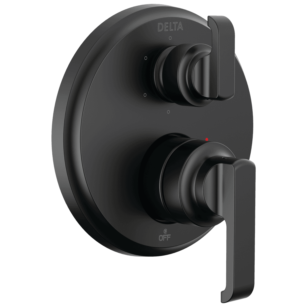 Delta Faucet Tetrae 14 Series Integrated Diverter Trim With 6-setting - - Matte Black by Delta Faucet