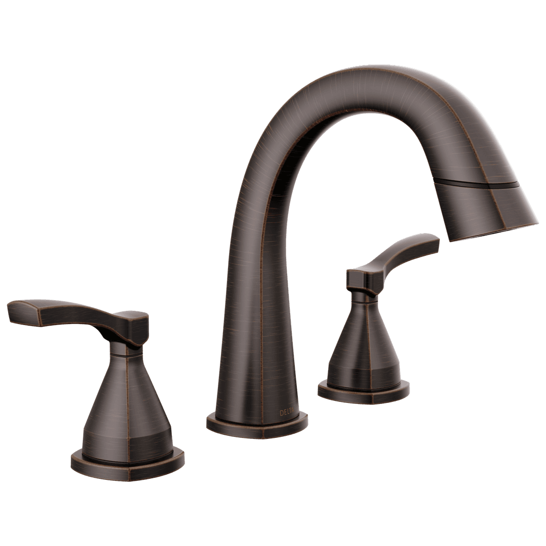 Delta Faucet Stryke Two Handle Widespread Pull Down Bathroom Faucet - Venetian - Bronze by Delta Faucet