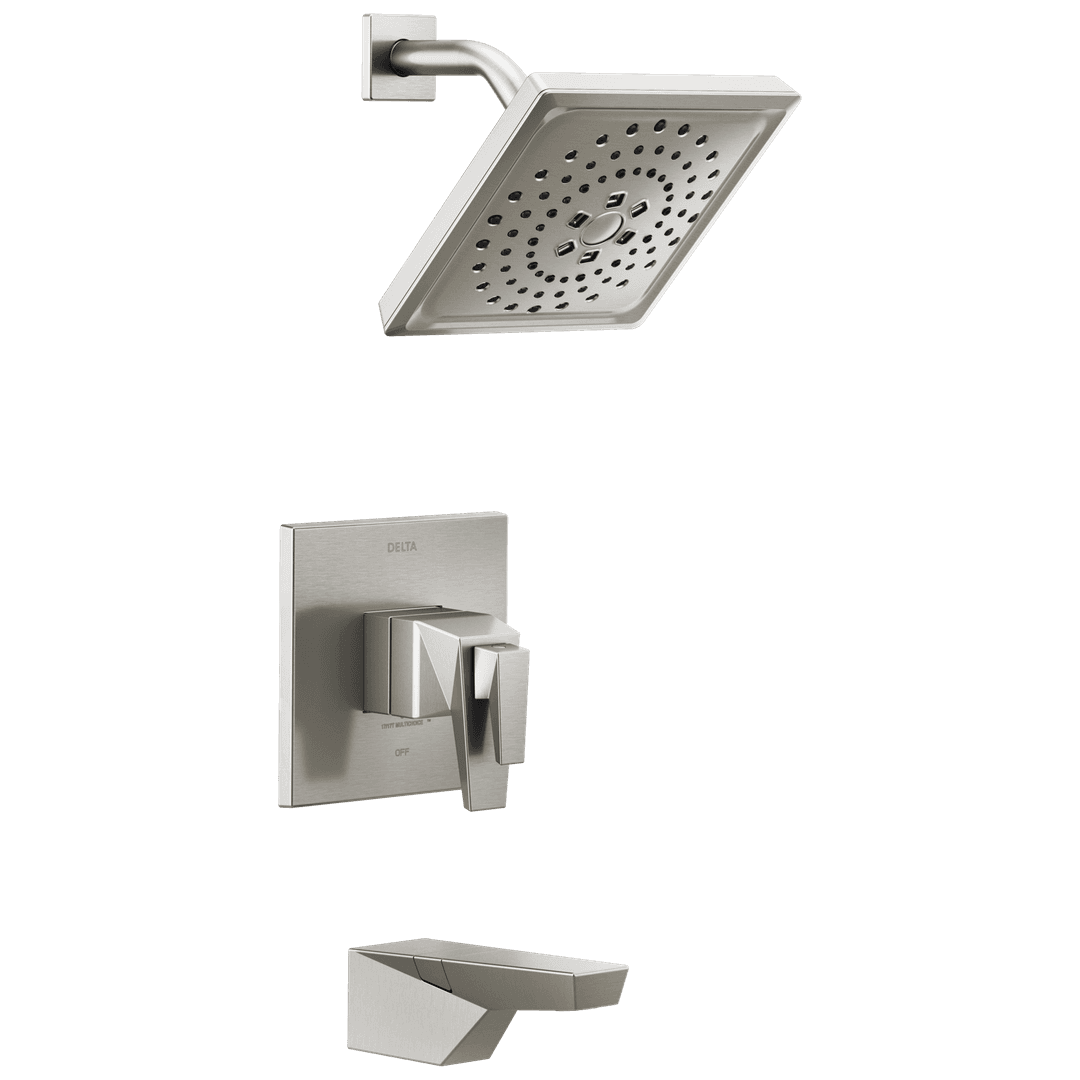 Delta Faucet TrillianE TempAssure 17T Series Tub & Shower Trim - Lumicoat Stainless by Delta Faucet