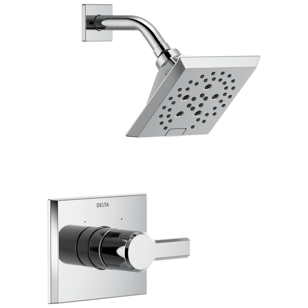 Delta Faucet Pivotale Monitor 14 Series H2okineticshower Trim - Lumicoat - Chrome by Delta Faucet