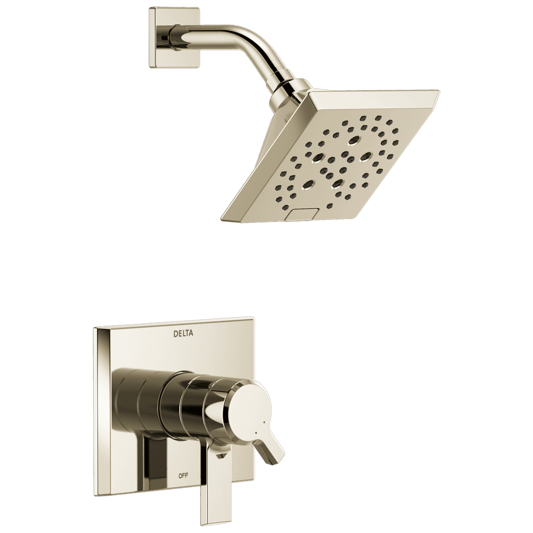 Delta Faucet Pivotale Monitor 17 Series H2okineticshower Trim - Lumicoat Polished - Nickel by Delta Faucet