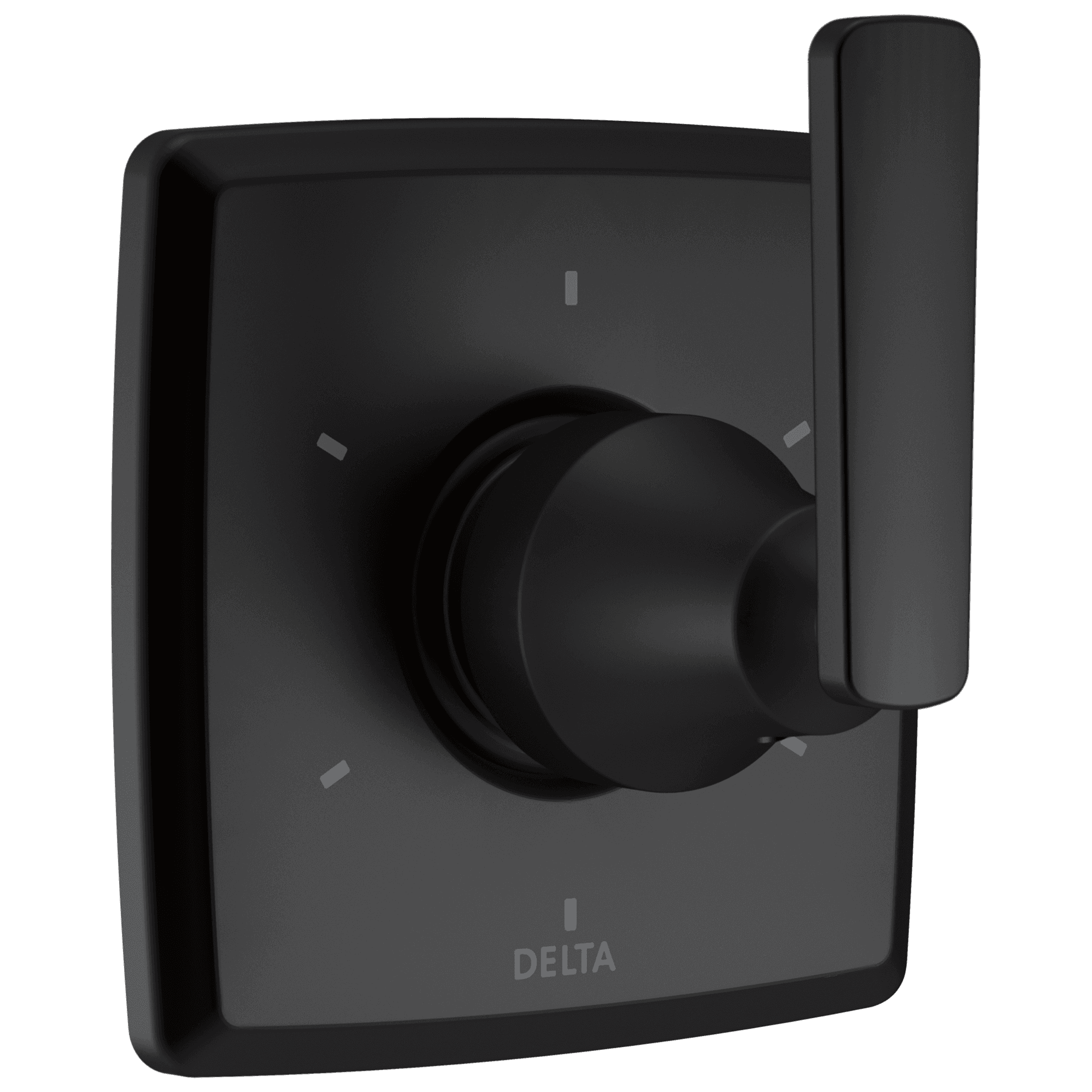 Delta Faucet Ashlyn 6-Setting 3-Port Diverter Trim - Matte Black by Delta Faucet