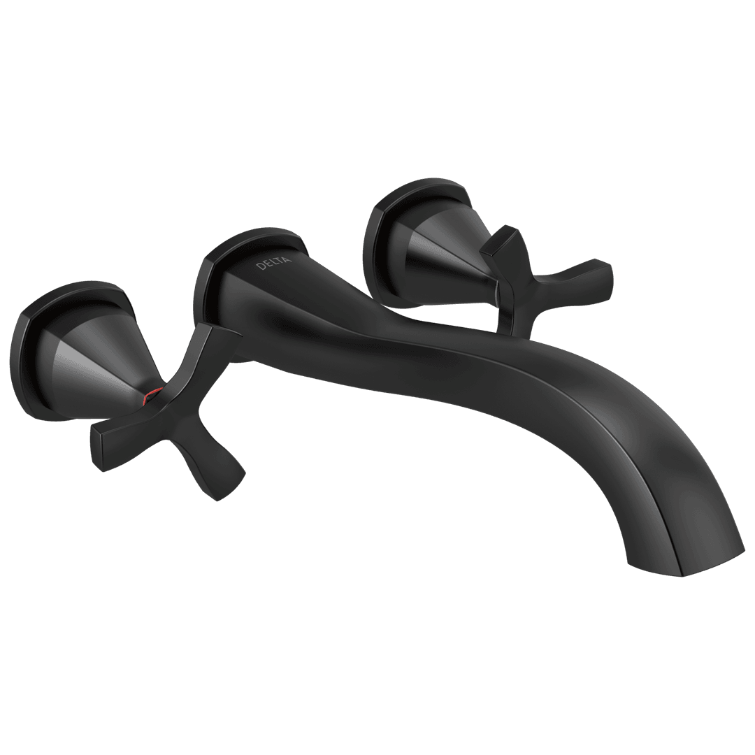 Delta Faucet Stryke Wall Mounted Tub Filler - Matte Black by Delta Faucet