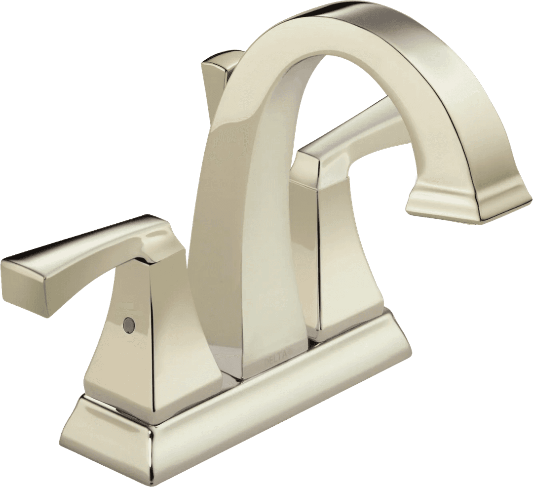 Delta Faucet DrydenE Two Handle Centerset Bathroom Faucet - Polished Nickel by Delta Faucet
