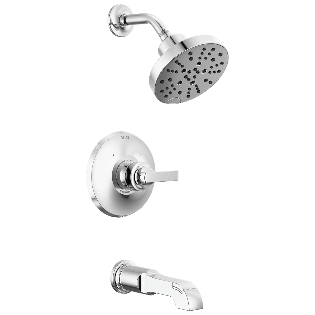 Delta Faucet Tetrae Monitor 14 Series Tub & Shower Trim - Lumicoat Chrome by Delta Faucet